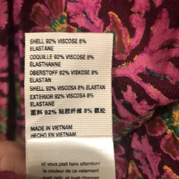 Free People NWT ($108 retail!) Olivia Printed Tunic Top/Dress 🌺 - Picture 9 of 10